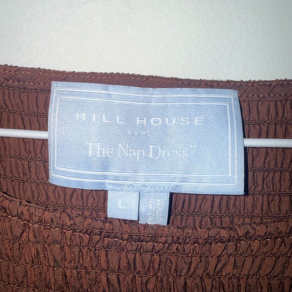 Brown Maxi Dress with Smocked Bodice - Picture 8 of 9
